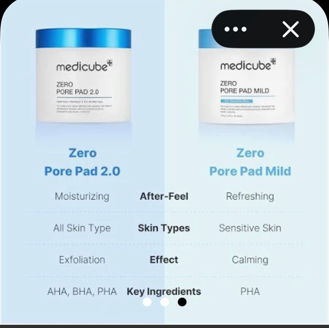 Medicube Zero Pore Pad Mild